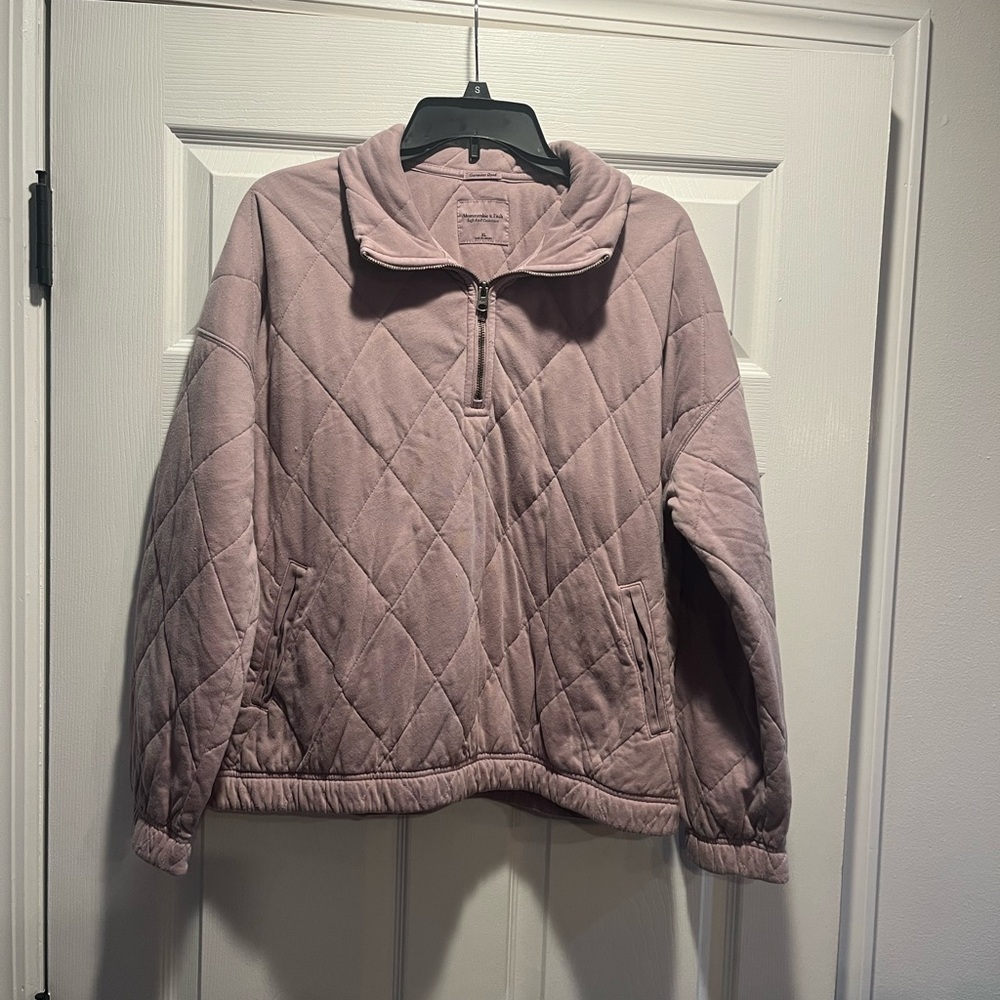 Abercrombie & Fitch Pink Puffer Jacket